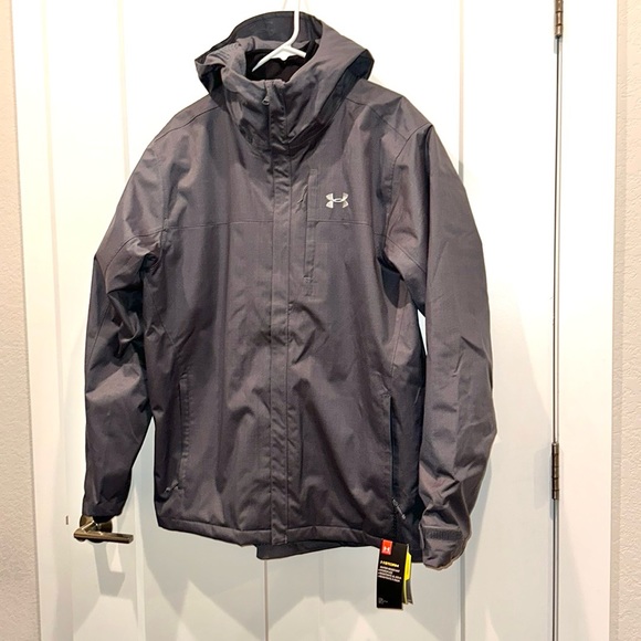 NWT Men’s Under Armour Storm Loose Fit Ski/Snowboard Jacket Sz L - Picture 3 of 17